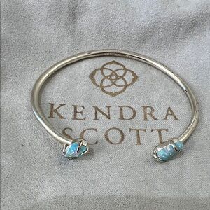 Kendra Scott Cuff Bracelet with Aqua Accents